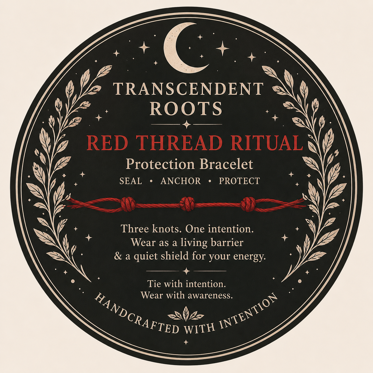 Red Thread Ritual Protection Bracelet