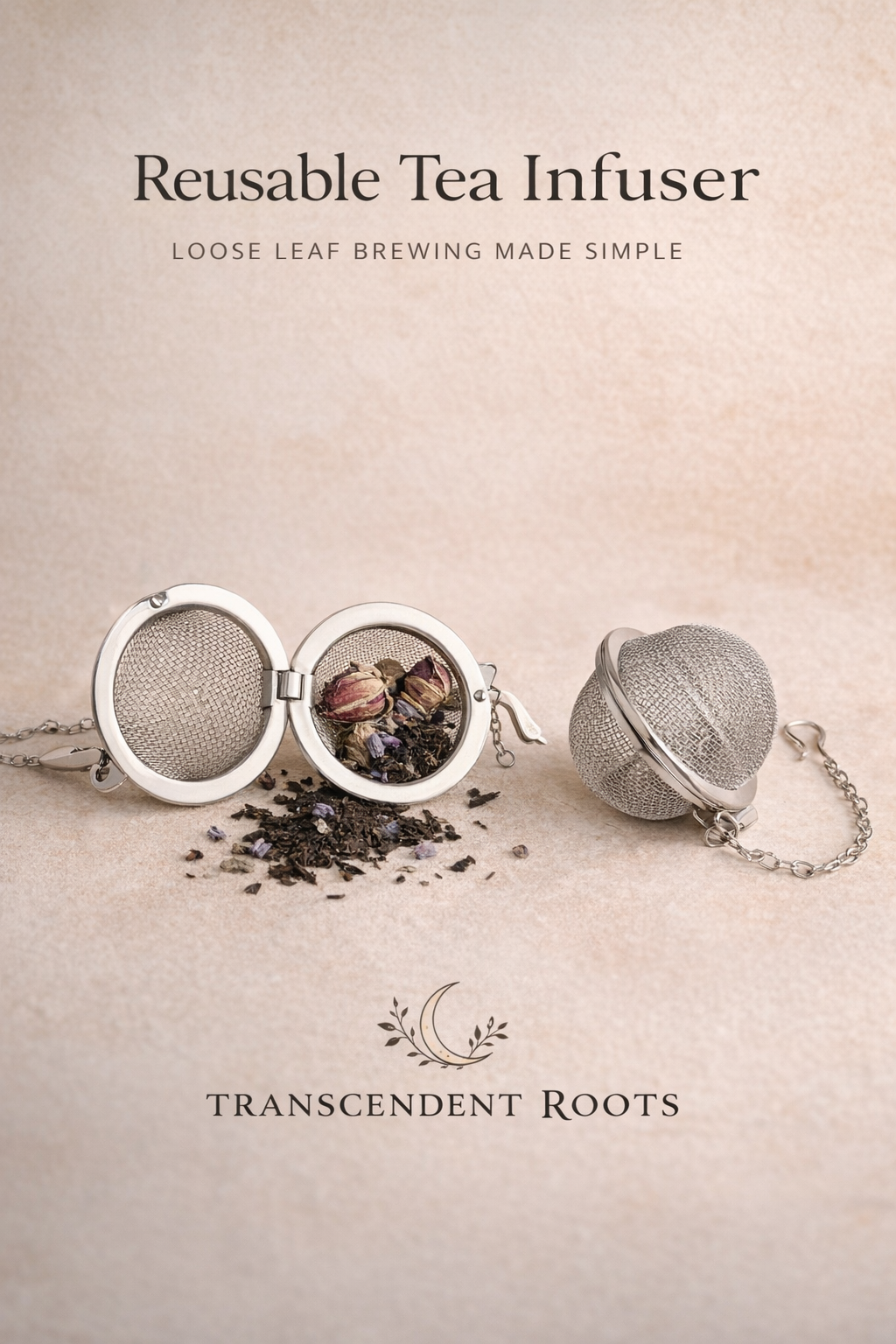 Reusable Tea Infuser – Loose Leaf Brewing Tool