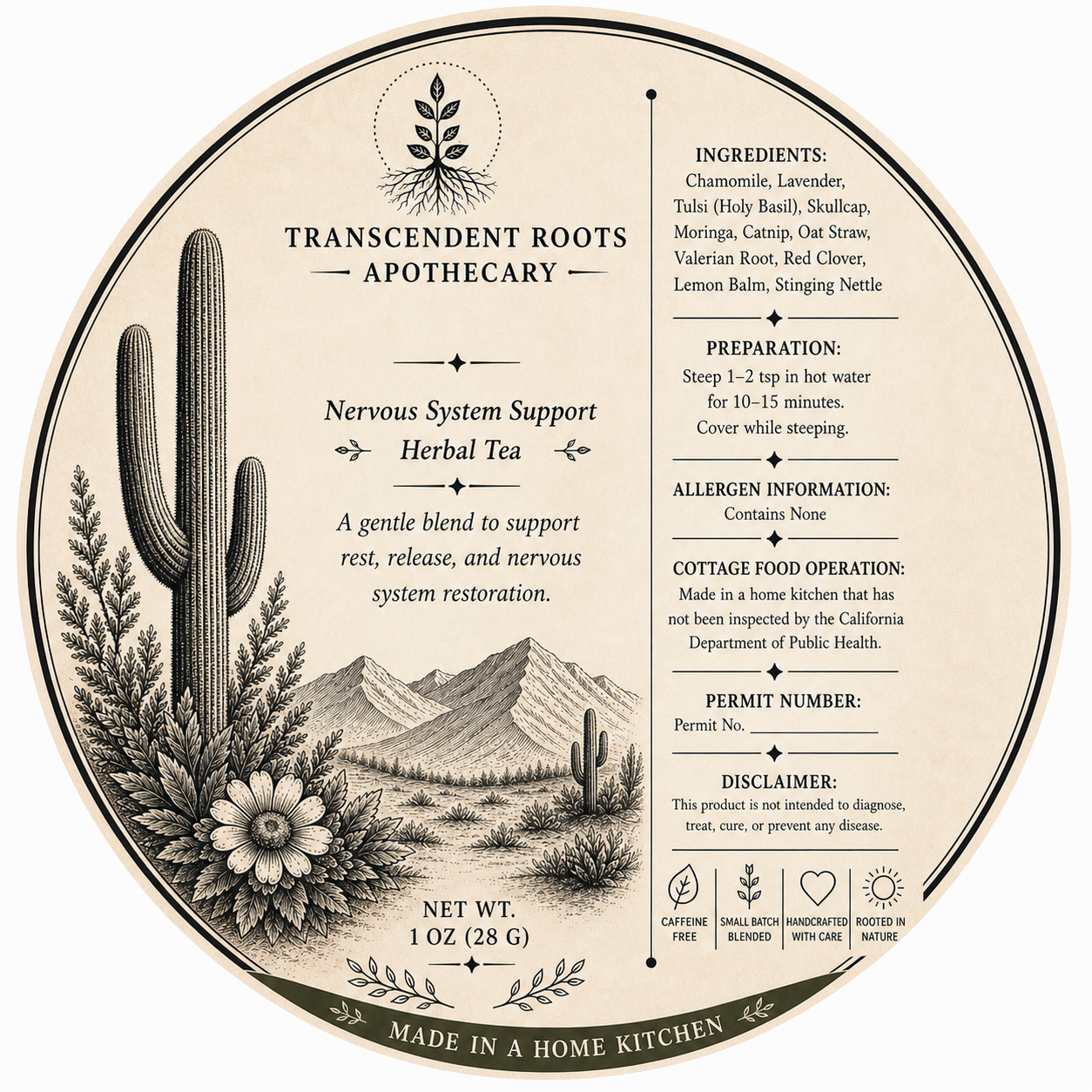 Soft Descent - Loose Leaf Herbal Tea *Featured Tea*