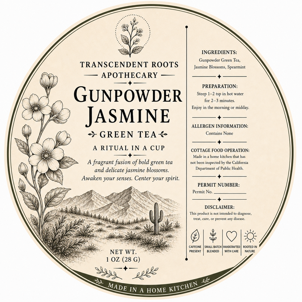 Gunpowder Jasmine Green – Loose Leaf Herbal Tea
