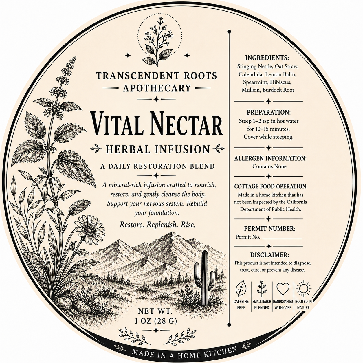 Vital Nectar - Loose Leaf Herbal Tea